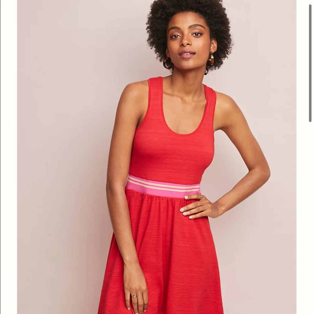 Anthropologie Dana Racer Back Dress.